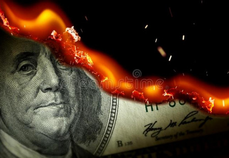 Oznámení o blízkém kolapsu dolaru