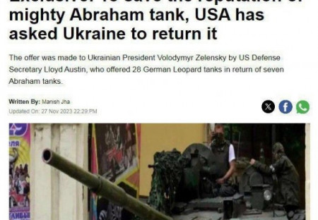 USA nabídly Zelenskému, aby vrátil Abramsy a vzal si za ně Leopardy !!!