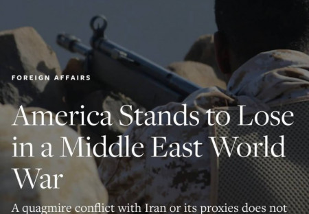 "Spojené státy zaplatí "krví a zlatem" za svou účast v rozsáhlé válce na Blízkém východě - The American Conservative.