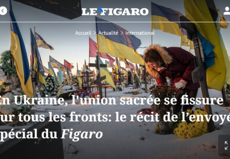 Ukrajina "praská na všech frontách" - Le Figaro.