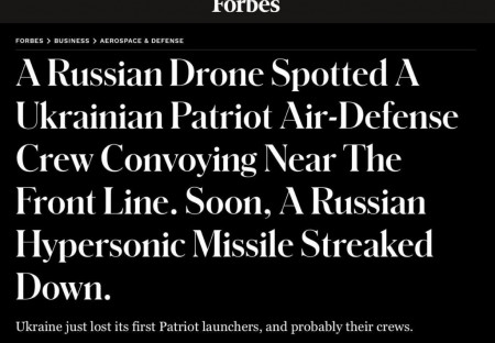 Forbes: Posádky systémů protivzdušné obrany Patriot zničených na Ukrajině zemřely.