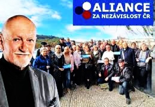 Kompletní kandidátka ALIANCE ZA NEZÁVISLOST ČR - proti přijetí eura!