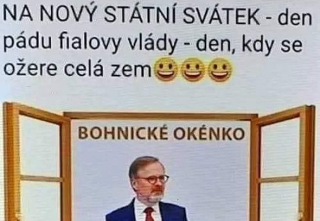 Lidová tvořivost nejen na téma fialové vlády