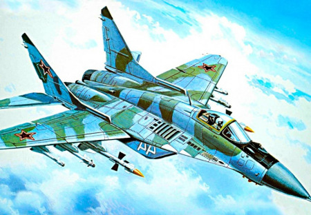 Ruští vojáci sestřelili ukrajinský MiG-29