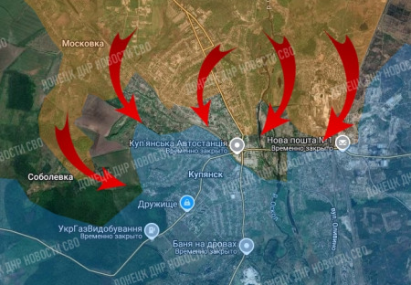 RUSKÉ OZBROJENÉ SÍLY ZAHÁJILY DRTIVÝ ÚTOK NA MĚSTO KUPJANSK !!!