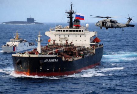 Z PRONEWS 7.1.2025: USA provedly razii a zabavily ruský tanker Marinera v severním Atlantiku, a to navzdory ruské ponorce