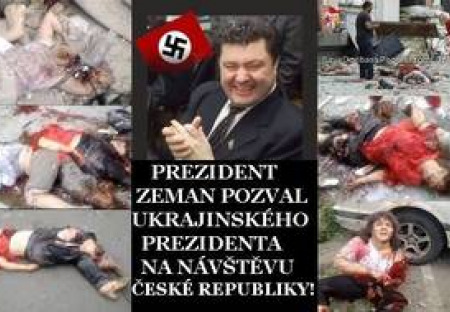 Krvavé habaďůry prolhaného politického turisty Porošenka