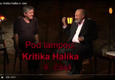 Komentáře k pořadu "Pod Lampou" s T. Halíkem zpracované ve formě videa
