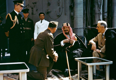 Výročí tajného setkání Roosevelta se Saudským králem
